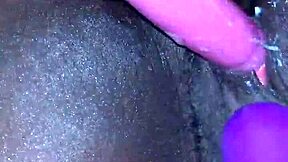 creamy ebony wife cums hard