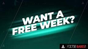 Footsie Babes Gorgeous Tiffany Tatum Pleases Foot Worshiper With Hot Feet