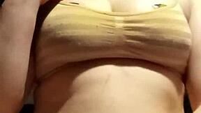 Titty Play With Tiny 18+ Petite Whore In Lingerie And Natural Big Tits