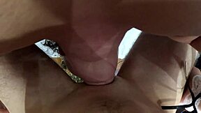 buttplug betty gags deep upside down with messy facial! 😜