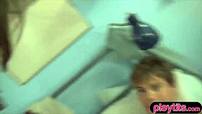 amateur teen chicks film dorm groupsex parties with blowjobs and doggystyle