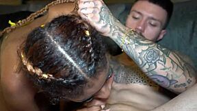 Spanish Guy Eats Dark Pussy in Colombia with Anal and Squirting