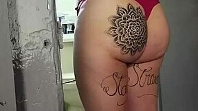 I Didn't Think She'd Agree to Bang, Spied Her on Hidden Cam 'Cause Her Ass Drives Me Wild! Her Petite Body in Panties Is Too Hot!