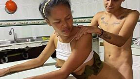 I fuck my stepsister's big pussy in a passionate encounter