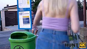 Experienced Man Drills Another Guy’s Blonde GF for Cash