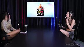 Debora Andrade's compilations on Hot Cast part 2, featuring her in sheer red lingerie with bisexual fun.