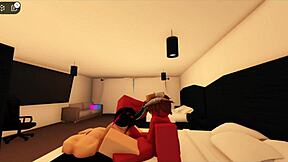 Kurba z rožnatimi lasmi vzame ogromen kurac v divji jebaški seji s cumshotom