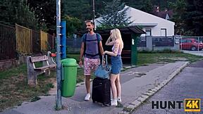 Experienced Man Drills Another Guy’s Blonde GF for Cash