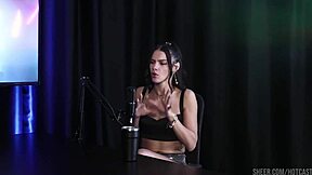 Debora Andrade's compilations on Hot Cast part 2, featuring her in sheer red lingerie with bisexual fun.