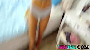 Emma Hix bends over for doggystyle sucking on her big tits