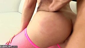 feeling the intense pleasure as this tight ass teen 18+ squirts from anal