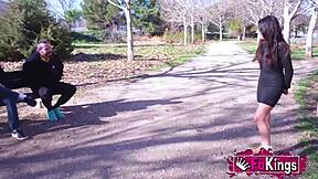 Amaya Castro Tests OLD COCK vs YOUNG COCK in Wild Threesome!