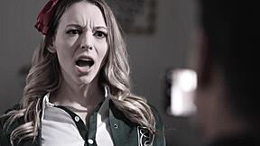 petite blonde teen 18+ drilled by mature teacher