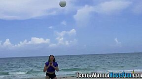 Hey teens, wanna see real titty action at this party?