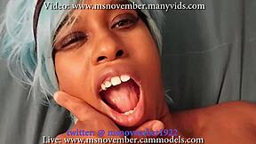 slut teen struggles as step dad demands ass worship