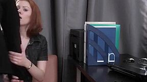 Young 18+ student Ideal is tempted by her elderly teacher in a reality setting