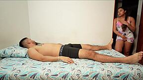 Horny Stepsister Sneaks Into Room Craving Cum In Her Tight Ass