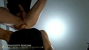 naughty adeline offers rimjob instead of party in homemade cum fun
