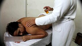 Intense massage ends with unexpected happy ending on hot new girl