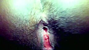 tight pussy ebony teen takes huge cumshot ‼️