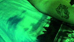 Fingering stepsister’s tight wet pussy on parents’ bed