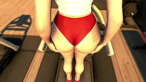 Alexandra Daddario's big ass takes black cock for cumshot