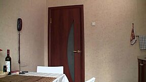 teen in maid outfit gets pounded by daddy in homemade quickie