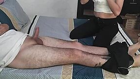 I Suck My Stepson's Teacher's Cock to Pass His Class. Latina Amateur Close-Up!