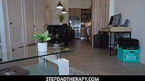 stepdad can't resist hot stepdaughter ailee anne's tempting boobs