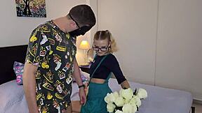 Watch This Slutty Girlfriend Seduce Her Boyfriend’s Stepbro for a Quick Fuck