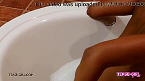 Is This Super Hot Brunette Model Teasing Her Uncle With Cum On The Sofa In Pov