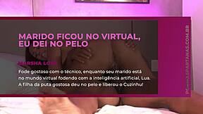 Husband online, I relaxed with lover