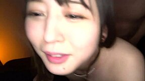 cute young girl cums hard on ex's cock