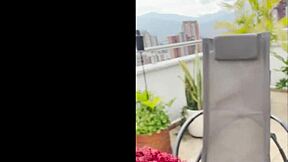 scarlette flame, that big boob latina slut, takes a fat creampie in her pussy for casting 😏