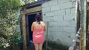 I’m Obsessed with My Wife’s Rough Outdoor Bareback with the Caretaker!