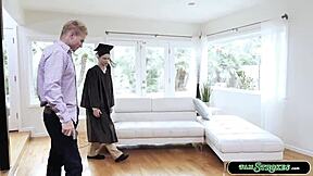 Big Tits Stepmom Pounds Graduated Stepson Hard