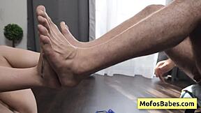 Thalia Rhea, horny petite slut, hammered by Charles Dera’s fat dick