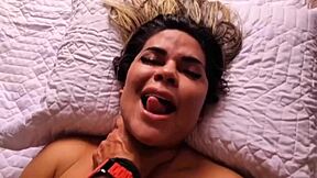 Man, I couldn't resist, gave my ass to my friend's big-dicked brother from church, Luna Oliveira and Vagninho are wild!