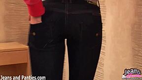 My Panties Peek Out Of Tight Jeans