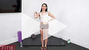 Can Tiny Gymnast Delilah Dagger Handle Creampie?