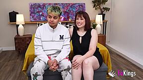 Chava almost tore her skin trying that huge cock