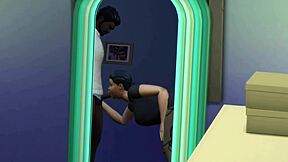 Arab milf invites young lover for secret home meeting