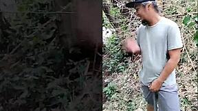 outdoor blowjob, man, its like my fave thing ever!