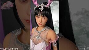 Is Shino's slutty body in moon queen cosplay turning you on?