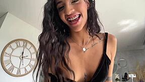 hot petite latina rides old man before date