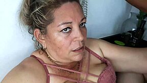 Mature Latina Slams Stepson with Her Big Wet Ass