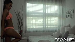 Legal age teen babe gets the best relaxation with wet pussy fingering.