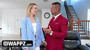 Swappz - Job Interview Turns Into TEEN STEPDAUGHTER SWAPPING FOURSOME