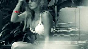 i found aubrey adams masturbating outdoors in the sun, then we fucked with her big tits bouncing