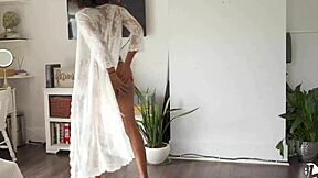 Fucked My Young Pussy and Squirted During Movie Time